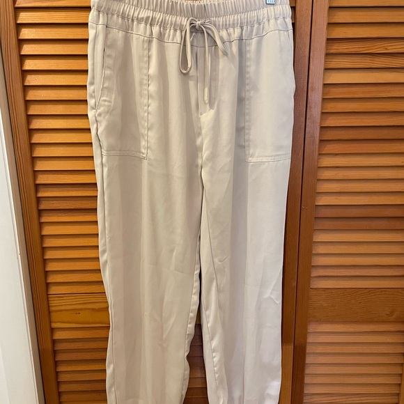 Mustard Seed Poncho Pants, Size L, Beige, Elastic High Waist & Legs, Co… - Picture 7 of 8